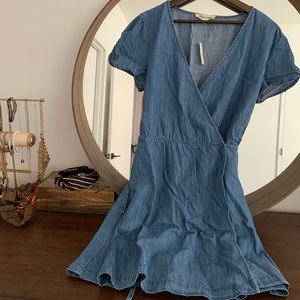 Madewell Denim Wrap Dress